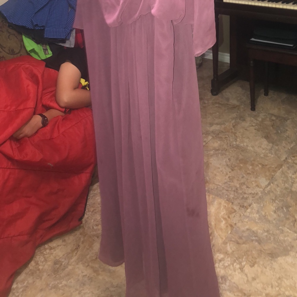 Purple bridesmaid dress